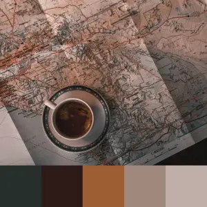 Combinação de cores: guia prático, gerador on-line e exemplos - Web Design combinação de cores - paleta suave