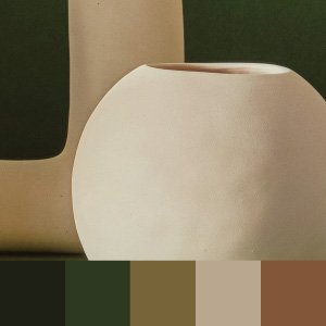 Combinação de cores: guia prático, gerador on-line e exemplos - Web Design combinação de cores - paleta terrosa