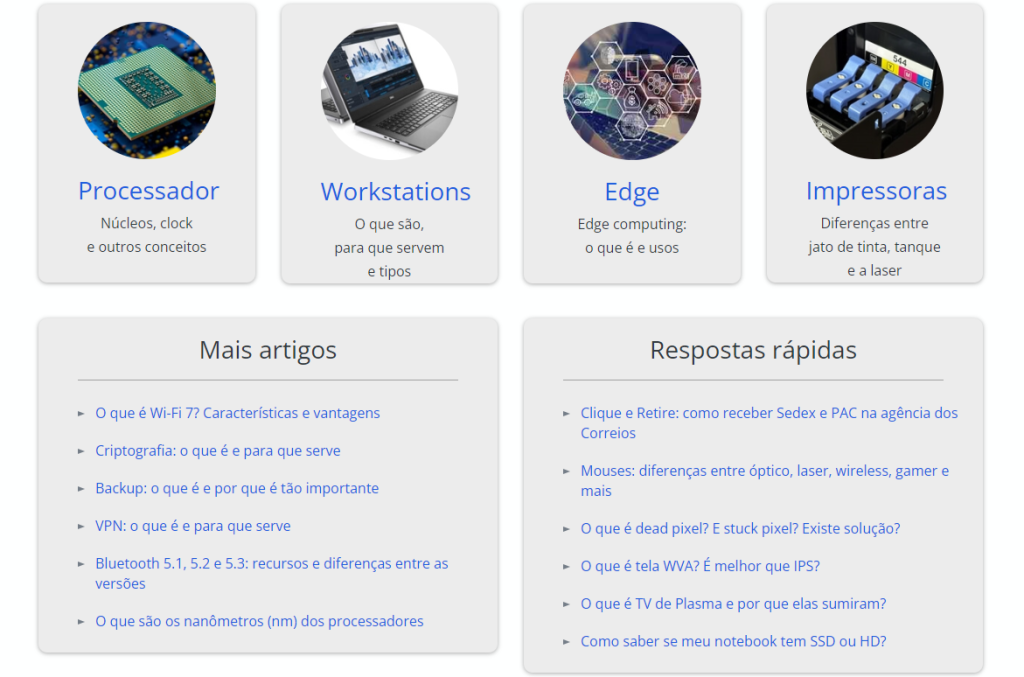 Sites de tecnologia: os 20 melhores sites para ficar atualizado em 2024 - Tecnologia Sites de tecnologia - Site Info Wester
