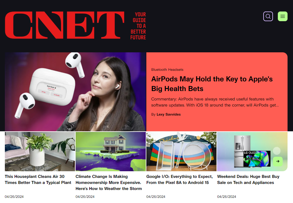 Sites de tecnologia: os 20 melhores sites para ficar atualizado em 2024 - Tecnologia Sites de tecnologia - Site Cnet