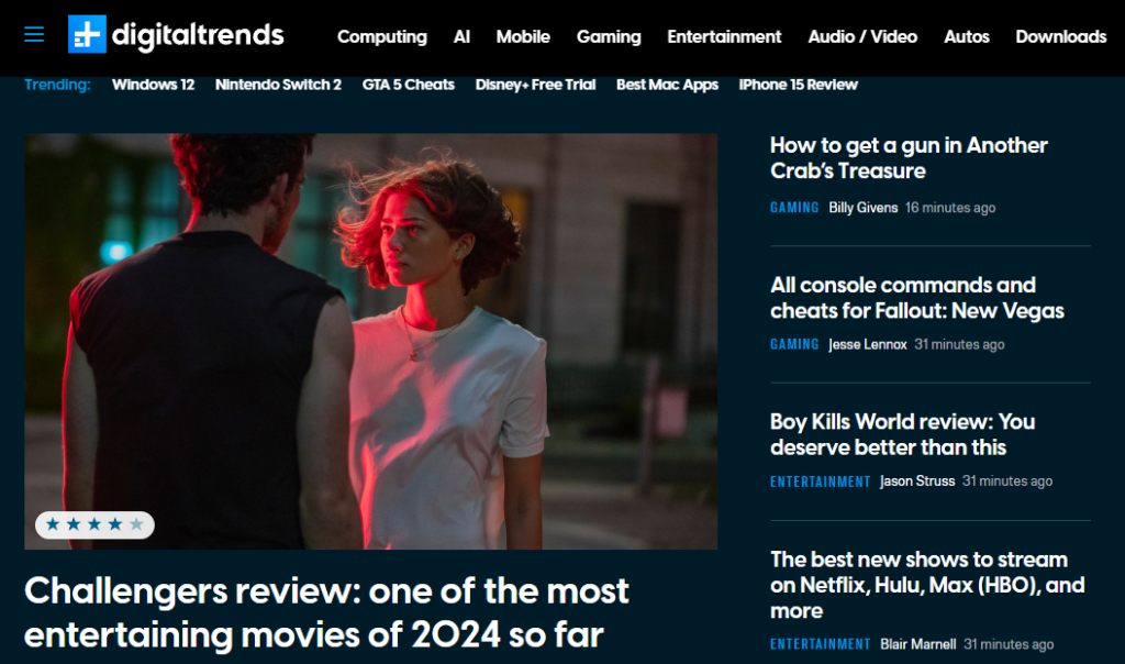 Sites de tecnologia: os 20 melhores sites para ficar atualizado em 2024 - Tecnologia Sites de tecnologia - Site Digital Trends