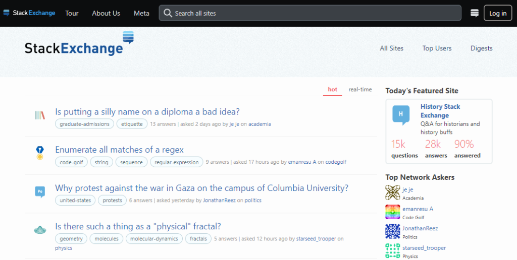 Sites de tecnologia: os 20 melhores sites para ficar atualizado em 2024 - Tecnologia Site Stack Exchange