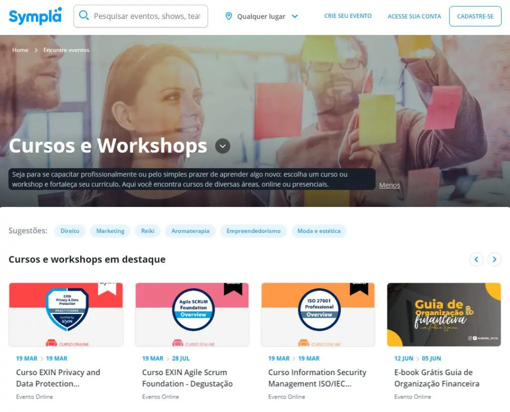 Produto digital: o que é, tipos e como fazer - Marketing Produto digital - Sympla Workshop