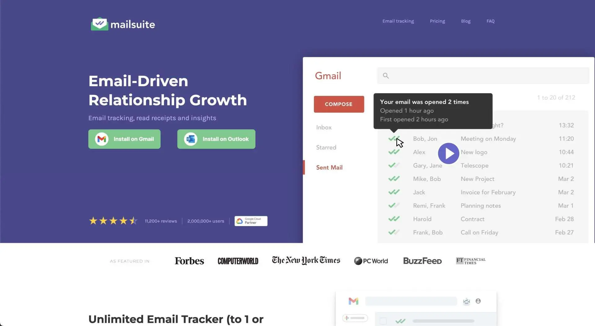 297 ferramentas de marketing essenciais para o seu negócio em 2024 - Marketing Ferramentas de marketing: MailSuite