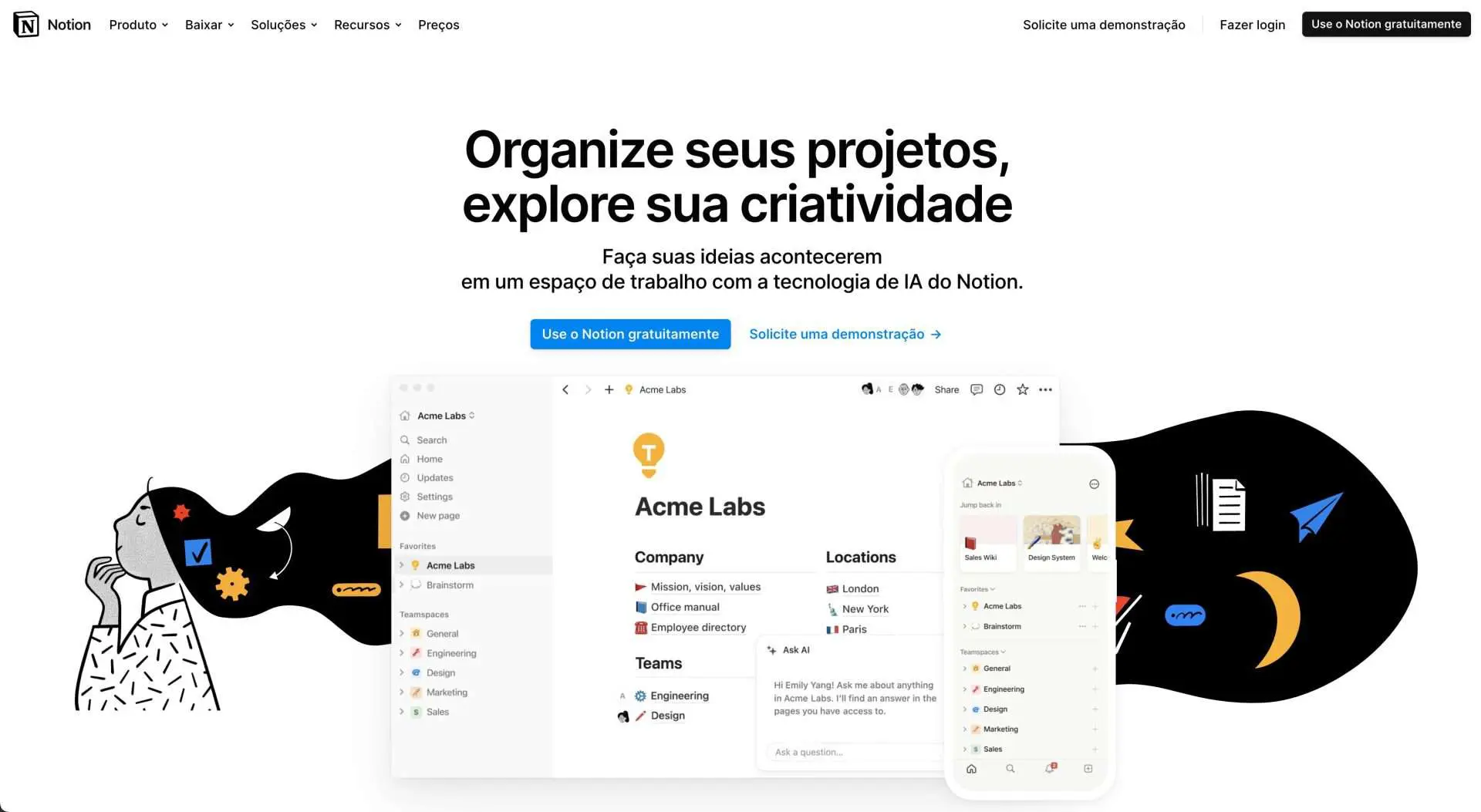 297 ferramentas de marketing essenciais para o seu negócio em 2024 - Marketing Ferramentas de marketing: Notion